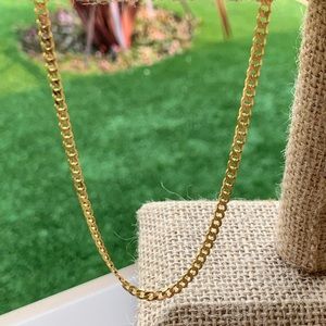 Gold over sterling silver necklace NWT